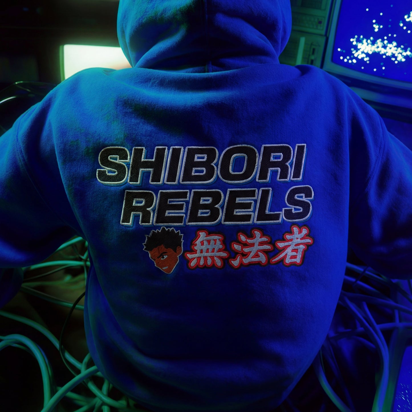 Takeover MOODS blue hoodie