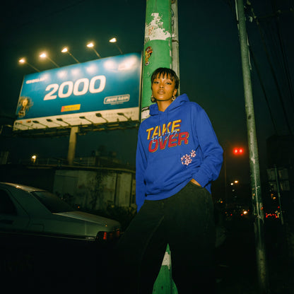 Takeover MOODS blue hoodie