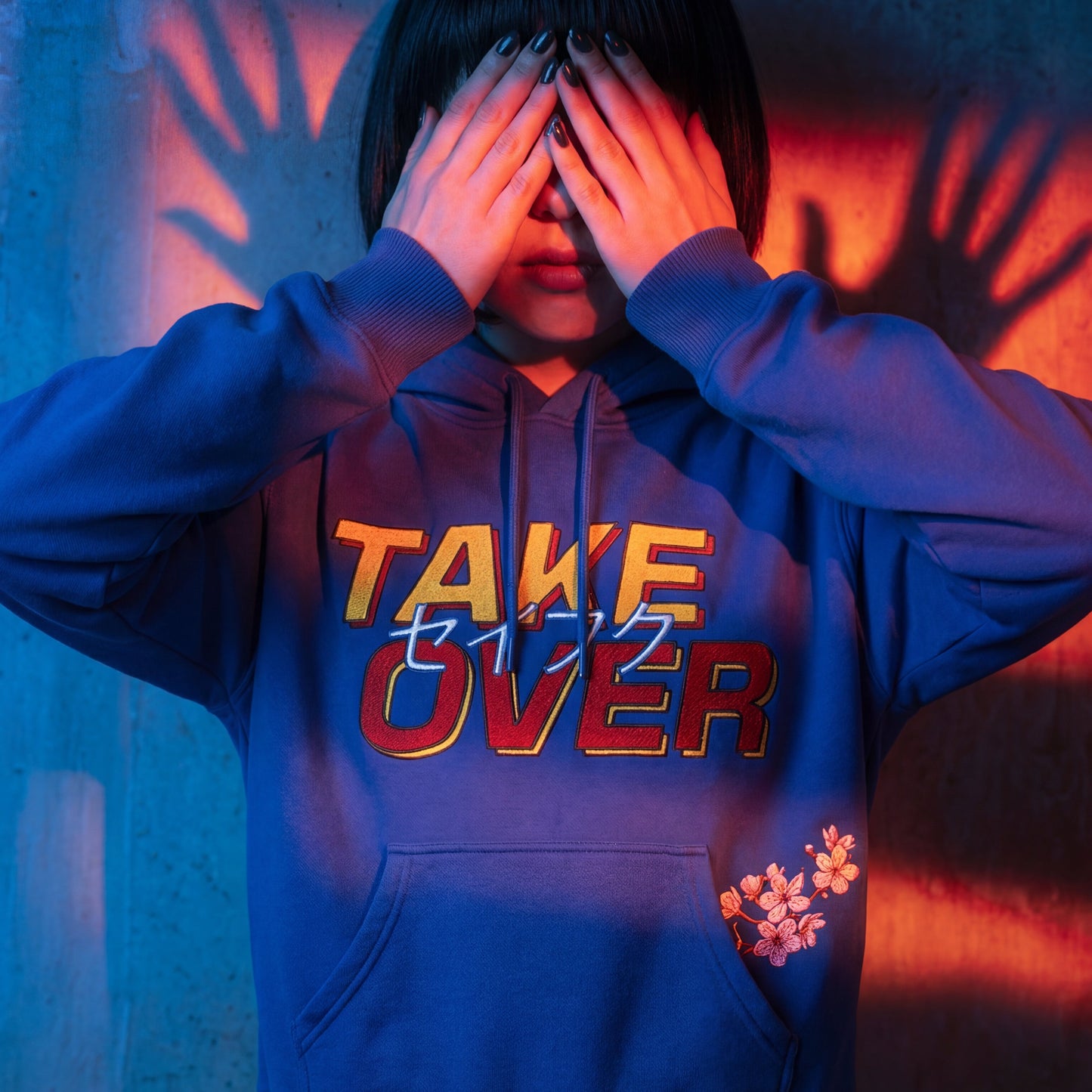 Takeover MOODS blue hoodie