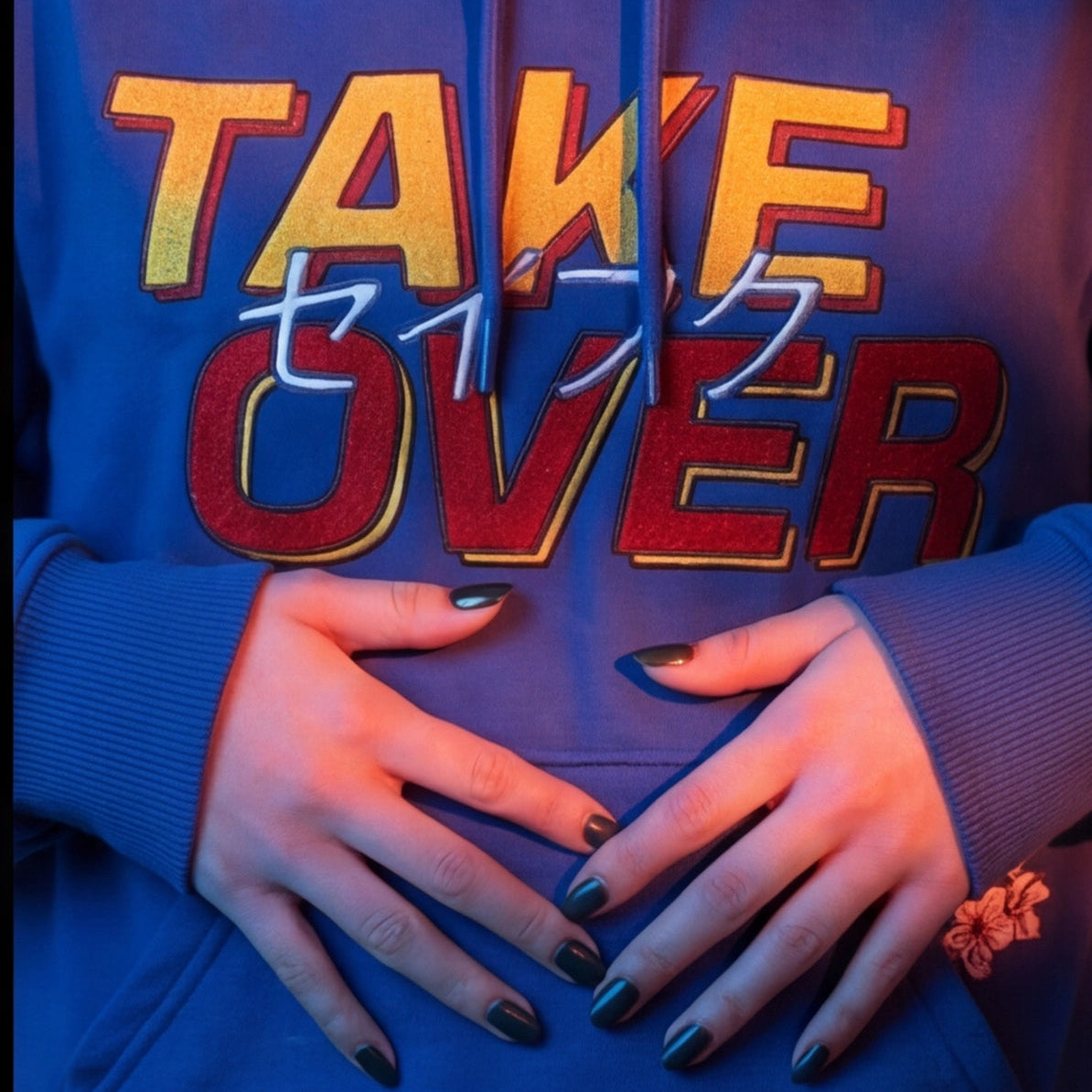 Takeover MOODS blue hoodie