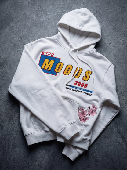 Moods White Hoodie